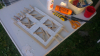 Factory I -- bricks are made of art paper, wall is thin plywood