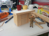 11  -- adding roof tiles and roof edge covers.