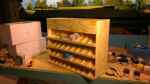 While waiting for orders from abroad to arrive I did put together a little paint stand. For a long time I had paint and brushes in all kinds of shoe boxes and alike. Another thing is tweezers, I had put a lot of time just looking for the right one. All ..