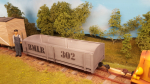 Second wagon made in Fn18 scale now 100% finished. Here it is more obvious that the lettering got to big, but I really like the appearance it got!