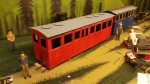 Fruitful weekend... also the 2nd class coach got some attention. Assembled last pieces today, only the torpedo vents left to install. Also put on primer and first layer of paint. It looks like firetruck red, but it isn´t, the camera exaggerated the red..