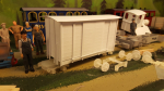 Got a bit further today. Assembled most of the parts, only details like handles etc remains.