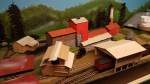 last few days I started on the three remaining buildings, the locoshed, coalbarn and reload shelter.