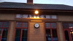 Did drive my lovely wife to work this morning. Since I am on vacation during the holidays and already awake, I did take the opportunity to have a little adventure and drove up to Anten station to take photos of the wash-house/outhouse I am modelling ...