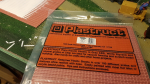 Had some problems finding a roof tile sheet in O scale which somewhat mimics swedish roof tiles, but it turned out that Plastruct has one version called ´Spanish Tile´. As before, instead of using it as expensive roof cover on my model, I use it as a ..