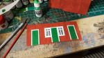 First image shows the result of a to rushed molding. I did not wash off the hot dishwashing liquid properly before adding glue, nor did I push down the glue with an old brush either which would have solved it a bit. The result is bubbles .. But still th..