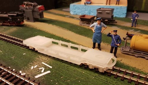 193443 -- pechot well wagon from WW1 in 014 scale