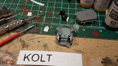 005  -- small step for humanity, big step for me ... first axle in place and rolling great!