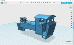 Couldn´t stay away from the computer for long, so I made this single version with a coal box instead. Test-print sent, pics later.