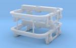 There was several types of bogie sides, all on the same basic frame, this is just one of them. These were running on 700mm gauge but I made mine for 600mm.