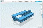 Wagon chassis for the kitbasher to add whatever on top ....  In 1/45 scale. Axleboxes are interchangable for either 012 or 014.