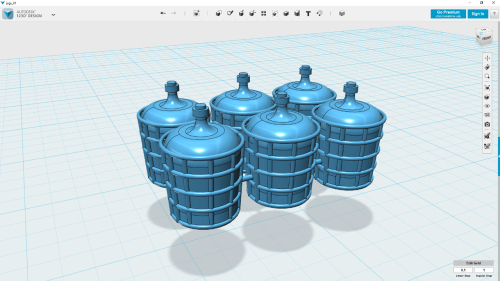 the 3D model 