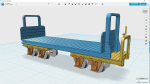 O&K bogie flat wagon which once ran on the Ödeshög wire factory 600mm gauge industrial line. Needs bogies to complete.

Don´t forget the jars for chemical transport, available under the Accessories section.