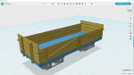 Model of a danish beet wagon for carrying beets directly from the fields. These were made in the hundreds and ran all over the country side. These were running on 700mm gauge but I made mine for 600mm.
