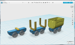 Freelance models of mine wagons which runs great after the Vikholm loco. Available in 1/45, 1/35 and 1/24 scale (both 1/35 and 1/24 scale version are for H0 track).