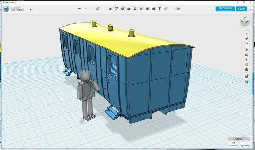 3D model during build 