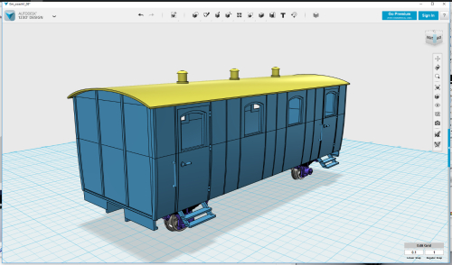 3D model during build 