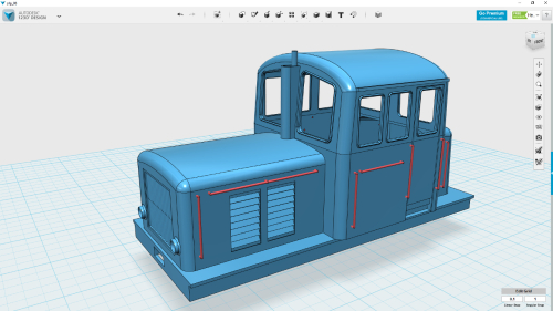3D model during build 