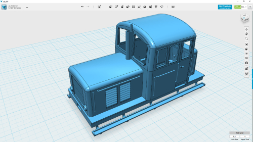 3D model during build