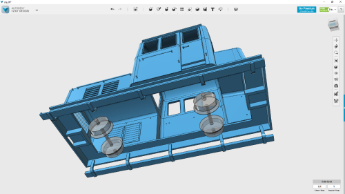 3D model during build