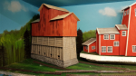 Got a bit further with the screen-house this weekend. All walls and roof are now in place. Also got some paint on. Next is   detailing with windows, white corner boards etc. Not to forget a chute for each bin below!
