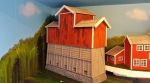 Did install and paint last wind-boards today, now all is in place. Upper red half only misses windows so I started to dust of my Silhouette Curio cutter. Turned out it doesn´t work anymore... well, all works except the needle does not go up and down...