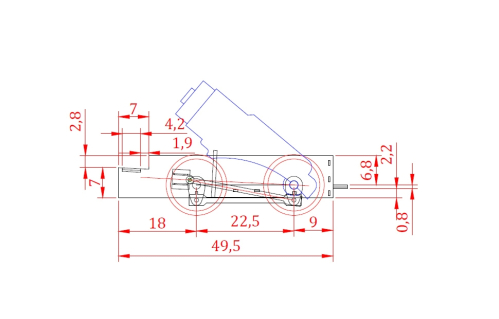 measures  -- showing it´s size
