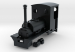 I should have waited really, until Mark got the Woolwich loco so he can test it with the chassis first, but I like to live a bit crazy, soo ....  I just adapted the RAR Victoria loco to be able to print it in HDA and also ordered it along with two ....