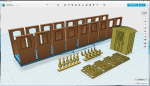 The kings coach are now ready! Needs roof, couplers and KLJ bogies to complete. If you prefer the JGJ bogies, they are equal, just the design on the side that differ. Available in 1/43.5 scale only. Kadee HO whisker type couplers recommended.