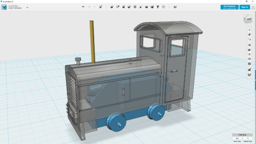 3D model  -- showing Halling motorbogie inside