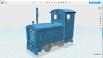 Today I made a model of this little gem.  Back in time this loco did run at the Nitro Nobel ammo factory in Gyttorp. Today it is preserved at the Ohsabanan. When I was an active member I often run this loco. It´s sound is fantastic, it 