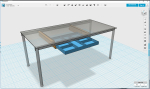 What do you do when you want a drawer ? Not buy it ready-made from IKEA.., why should they have all the fun, and get paid for it as well .? No, you do it yourself of course!  I could do a sketch w good old paper and pencil, but how to turn that ....
