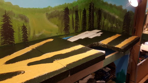 150513  -- the little Kvarnbo module to the right there the watermill will be