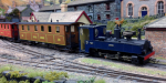 A few photos from one of my customers. The loco is a kit of the Emsfors loco now running in Mariefred at ÖSLJ made by LocosNStuff.com.  The coaches are the KLJ coach I offer in my shop. Available in both 1/43.5 and 1/45 scale.