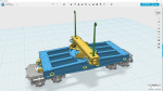 This is first time I made a drawing so big that SW did not accept it ... My file turned out about  76 mb and there max limit is 64 mb .. So must divide it in two to be able to print it. Must have at least one set complete with two 3-axle bogies.  ...