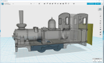 Loose ends part 1, the munkedal loco. Now it is fully adapted for the RAR chassis. Front and rear axles are up to the modeler.