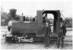 This is Decauville loco type nr 6 which had two driving axles and one trailing extra axle under the cab. I am modelling the version which ran on HRRJ - Helsingborg Råå Ramlösa Järnväg around 1900.  This is how far I got this ev....