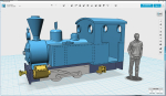 The drawing for the decauville is now complete and ready for the printer, but the queue is long ... Hopefully get to start the print tomorrow evening the latest.