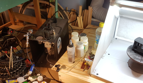 190005  -- my iwata airbrush and compressor
