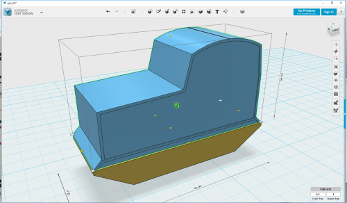 02  -- in 7mm scale it is 46mm long and 19.2mm wide, might work on a 09 loco..