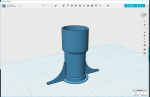 Did a couple more detail drawings this evening. They will be printed the coming days. Bow hatches is done, the chimney bottom part is printing now (first item above. It´s upside down on the picture)