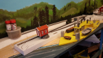 After much afterthought I did go for the first pier solution, with just a few changes. Ships can be moved and as you can see below, with the foam cut out they also get about two inches lower than before when first trying the idea. Last is a picture on the