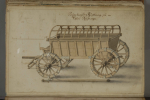 The ammo wagon was done today!  These were used for both ammunition and general supplies.