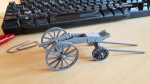 Prepared a 54mm (1:32) scale version of the Carolean 3-pdr cannon a while ago, including uploading to Shapeways. Doing so I noticed they added a new material called 