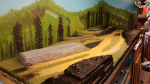 Time for a real diorama for the cannons and wagons!  While the printer been busy printing one more bridge and sleepers, lots and lots of sleepers.. I started with the 1700s diorama this weekend. As usual I ran out of green grass, so could only lay first..