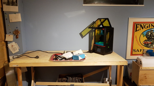 215712  -- testing inside height of the cabinet w printer in place