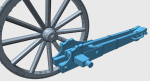 Found the original drawings for this cannon on swedish digital museum. A limber will follow. This time I did the CAD drawing in 1/32 instead of previous 1/40 scale. Been a while since last, nice to be making drawings again !!