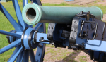 By pure luck I found out that the cannons from 1816 which normally is standing outside Drottningholms castle in Stockholm, is in Gothenburg right now and has been since two years when the renovation started done by Artilleriavdelningen. Yesterday I was th