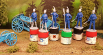 Low motivation this weekend, was meant to print some Carolean gunners, but for another day. Got some paint on at least.