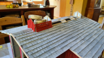 Started with the roof vents today. Not sure about the design, it is growing as I build them..